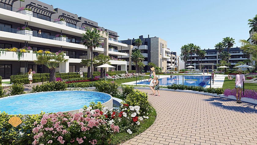 Apartamento de 2 habitaciones con jardín en Playa Flamenca  - Perla Investments