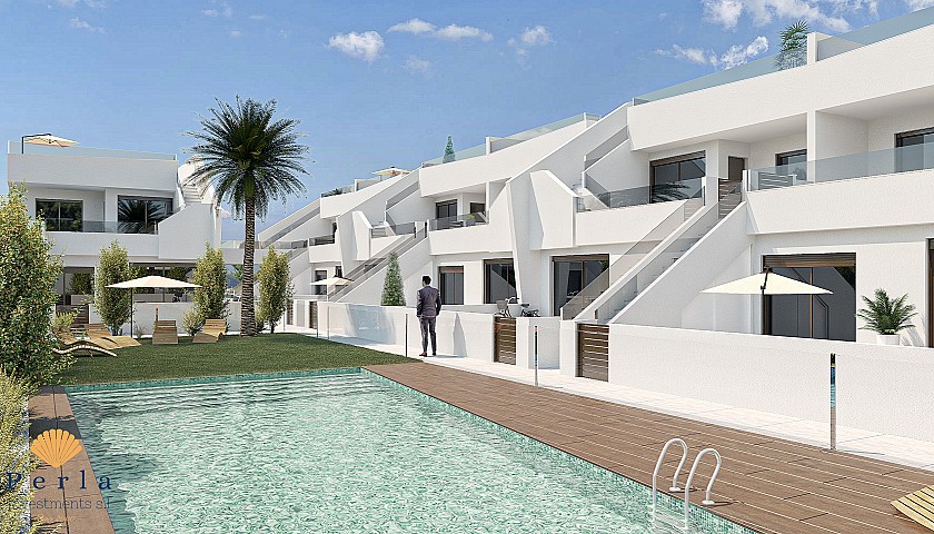 High quality 2-bedroom bungalow with solarium in Pilar de la Horadada  - Perla Investments