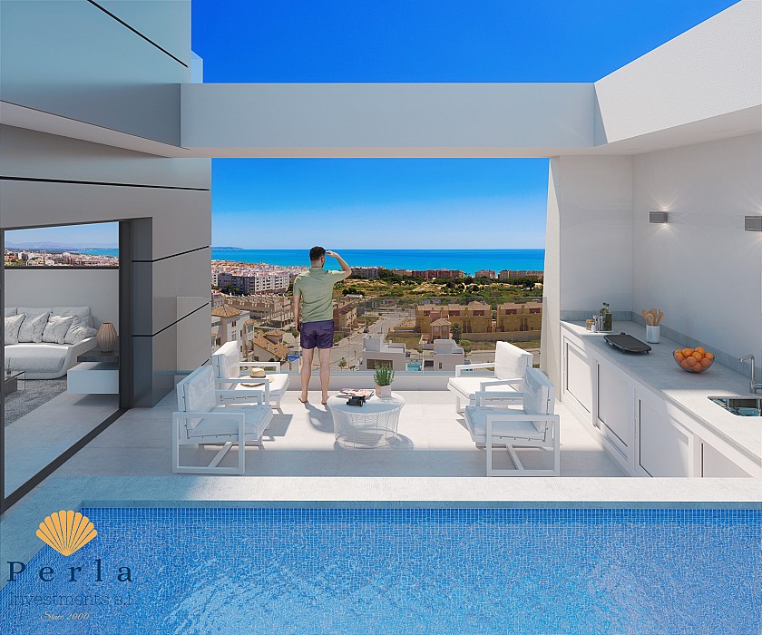 Gran ático con vistas hacie el mar - Perla Investments