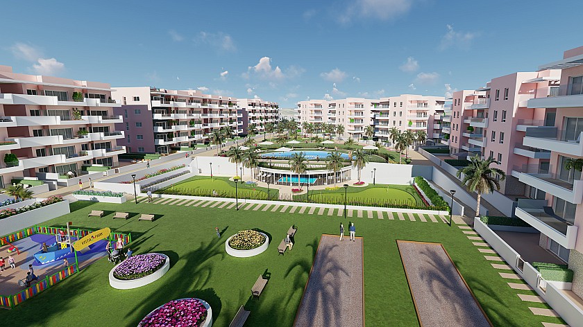 Ático de 3 habitaciones en un gran complejo 