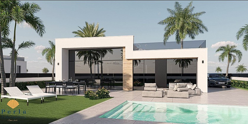 Æðislegt einbýlishús rétt við golfvöll í Murcia  - Perla Investments