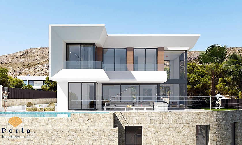 Villa exclusiva con espectaculares vistas al mar y ciudad Benidorm - Perla Investments