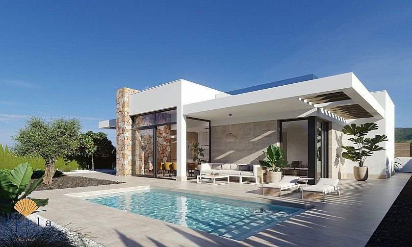 Chalet en un campo de golf